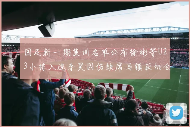 国足新一期集训名单公布徐彬等U23小将入选李昊因伤缺席马镇获机会